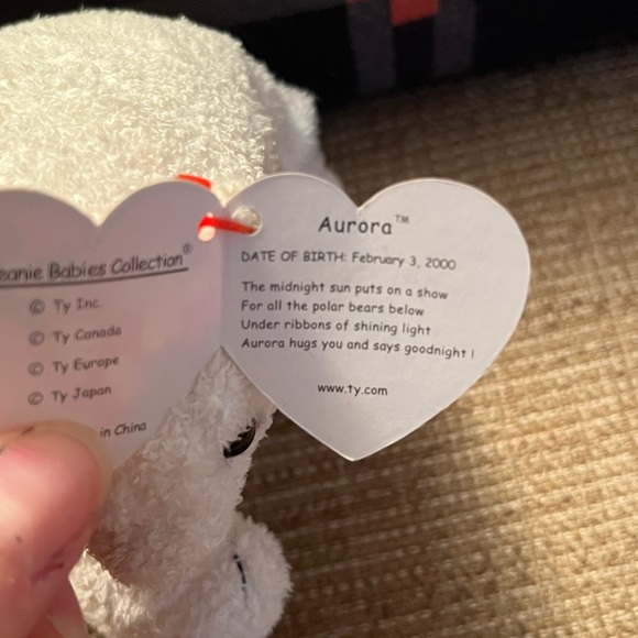 Cinder and Aurora, Beanie Baby Bears - Picture 3 of 3